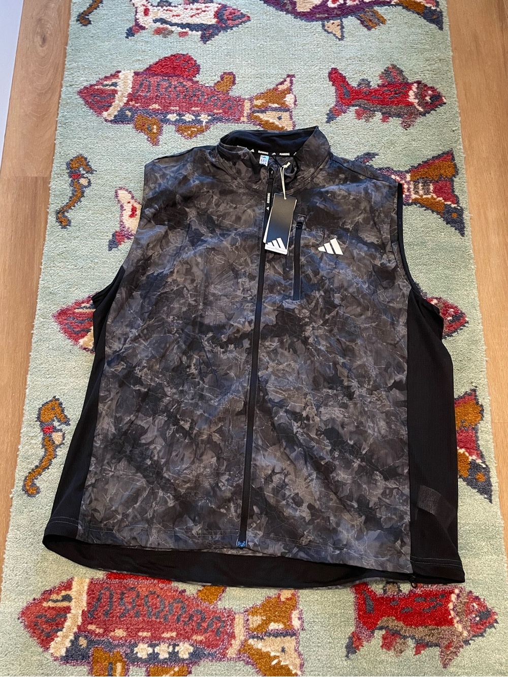 Adidas Own the Run Spray Dye Vest Running Athletic Wear Sleeveless Vest